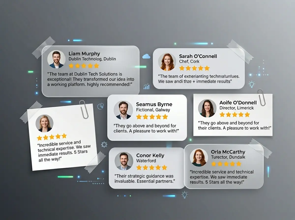 Reviewing web developer credentials in Dublin