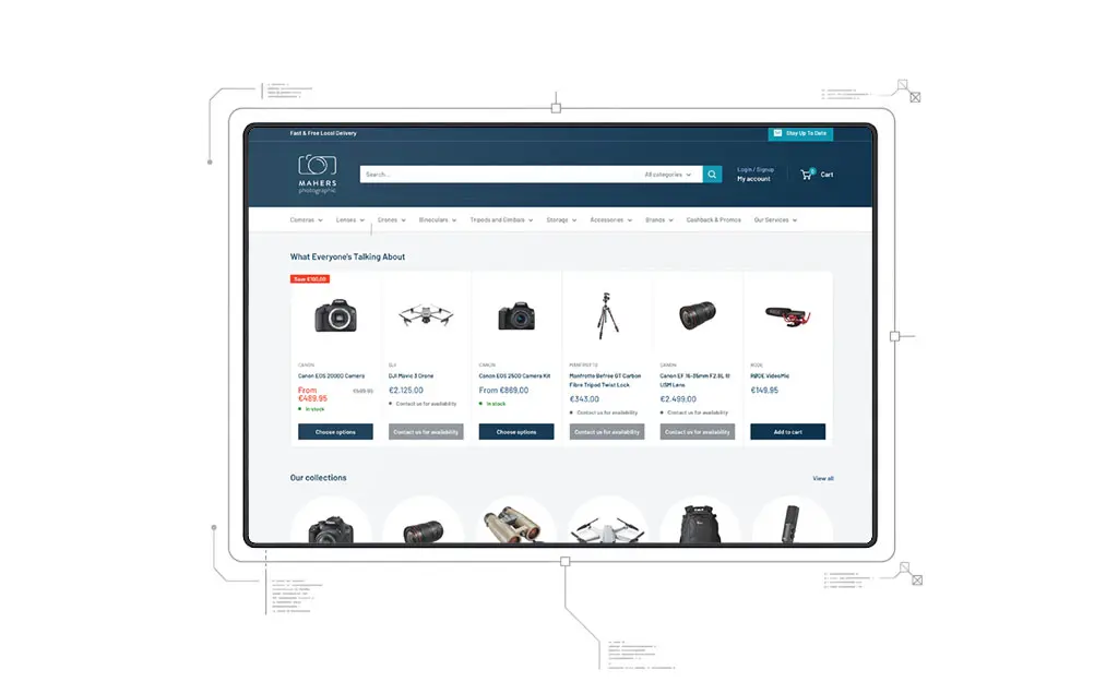 Mahers Photographic - Custom WordPress build for Louth business